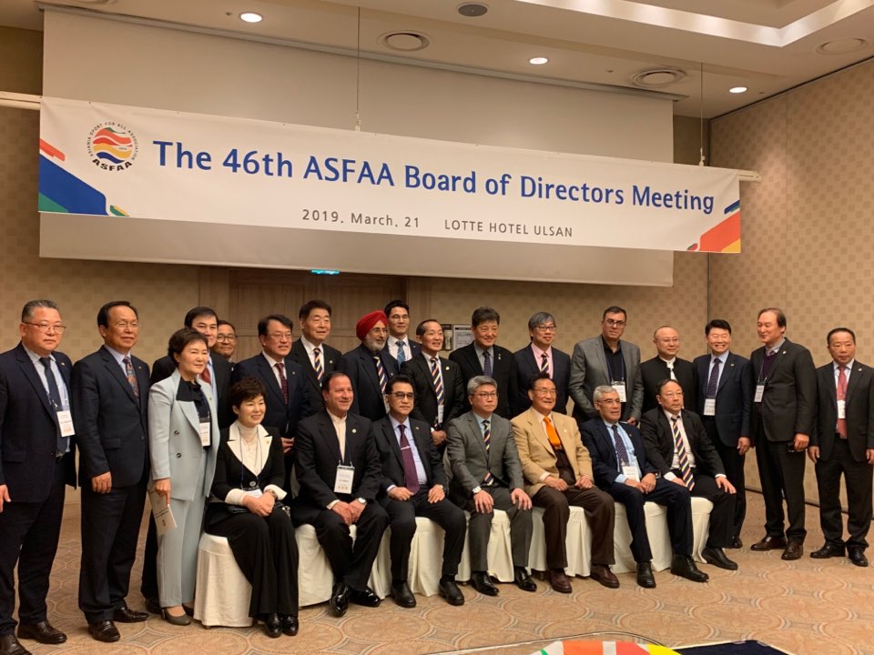 46th ASFAA BoD Meeting Successfully Held in Ulsan, Korea