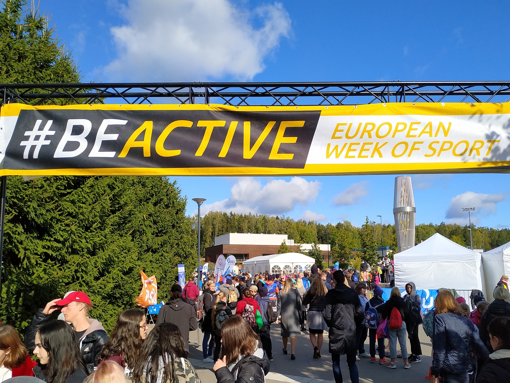 The European Week of Sport was launched in Espoo's Leepävaara Sports Park