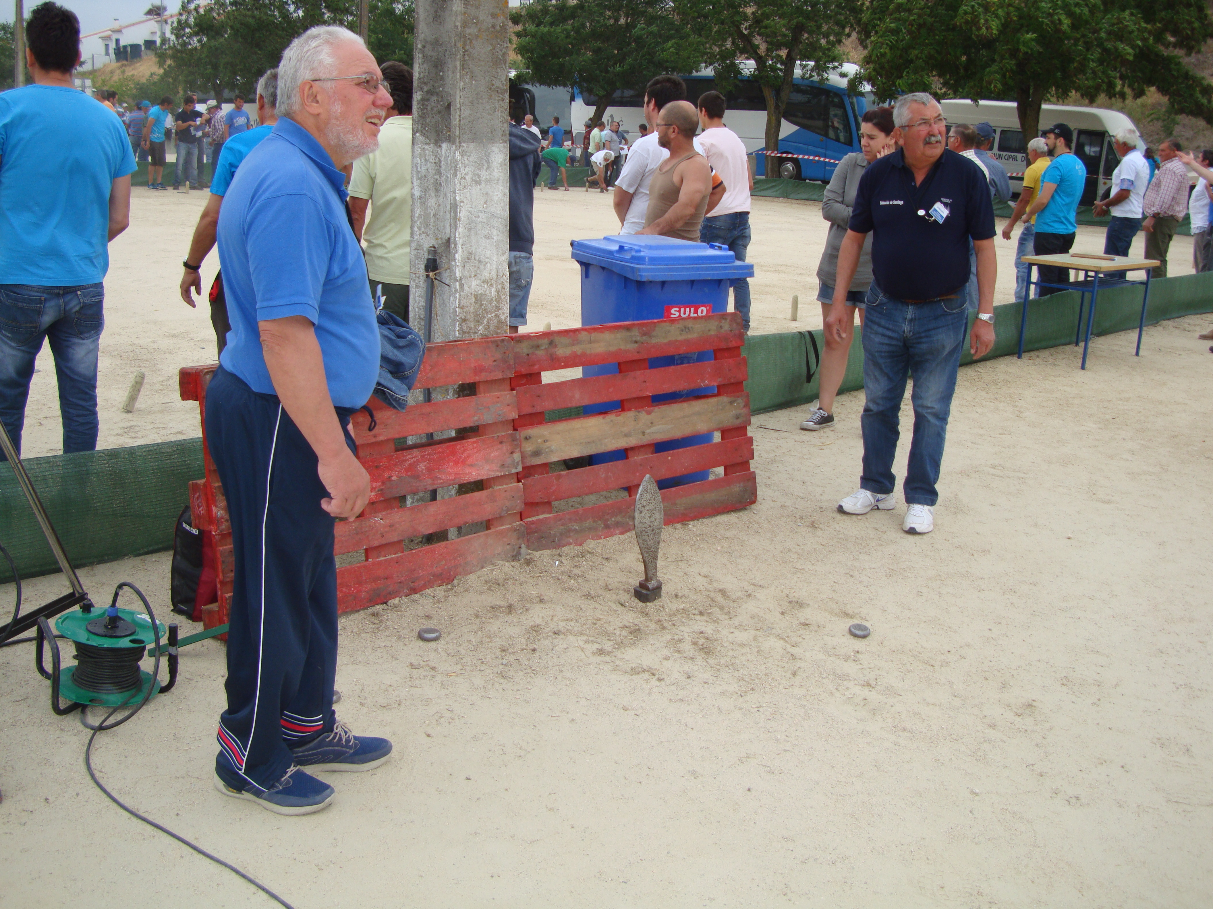	The “Asociación de Xogadores de Chave” from Santiago de Compostela, Spain, brought their famous “La Chave” game to Arraiolos