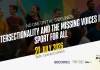 Join our Mission 2030 Webinar on Intersectionality and the Missing Voices in Sport for All