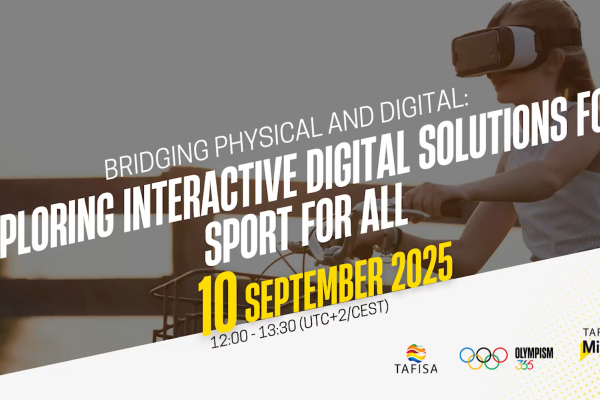 Video: Relive our Webinar on Bridging Physical and Digital: Exploring Interactive Digital Solutions for Sport for All