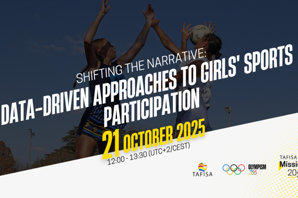 Join our Mission 2030 Webinar on Data-Driven Approaches to Girls' Sports Participation