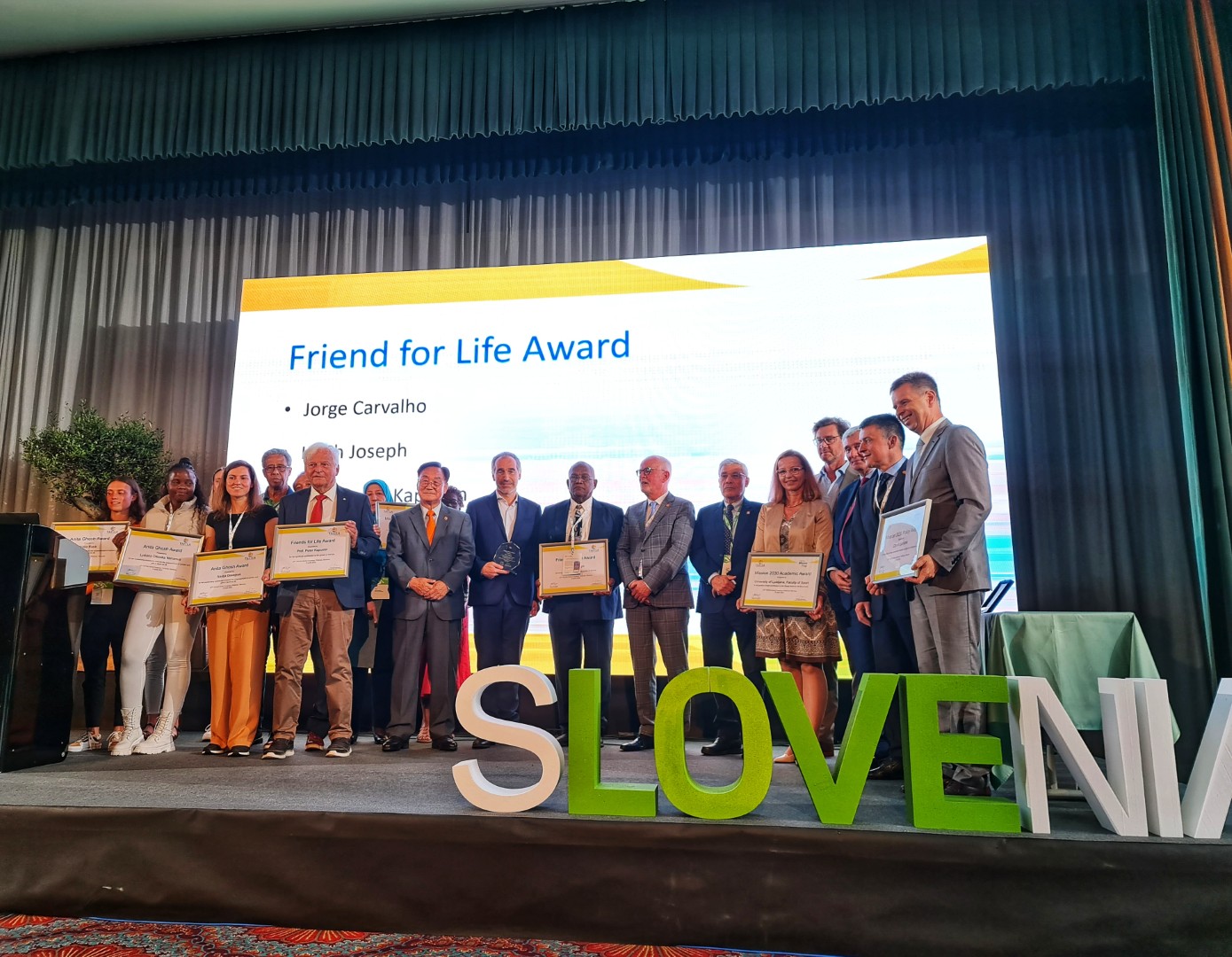 Awardees on the Stage