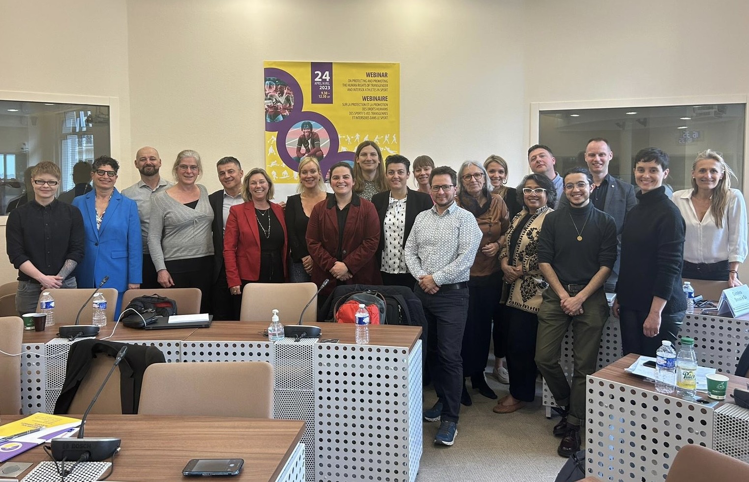 A meeting with multiple organisations