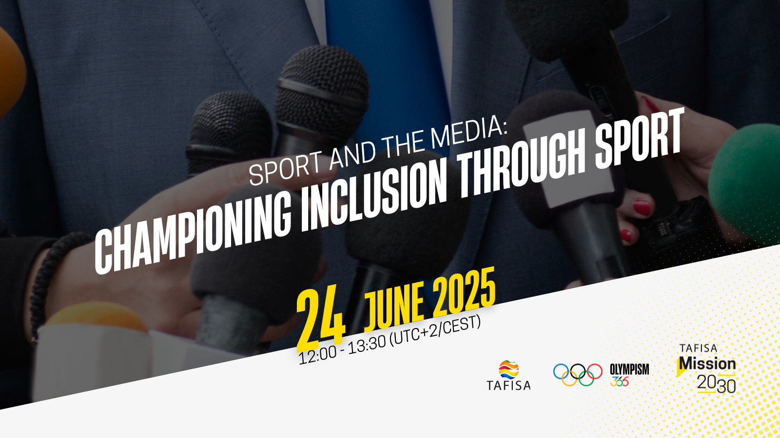 Webinar Replay for Sport and the Media; Championing Inclusion through Sport