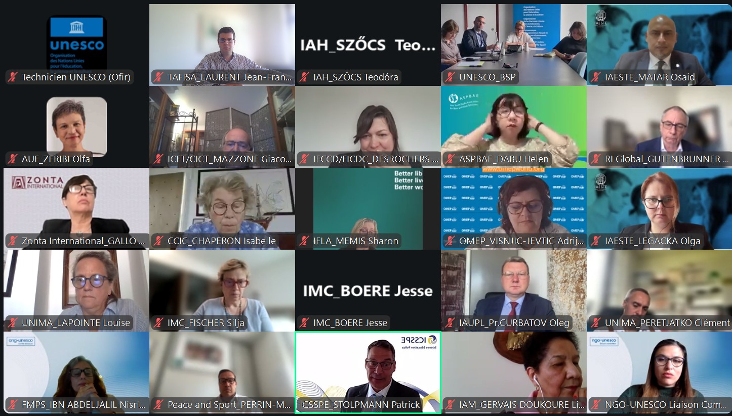 TAFISA Joins First Online Dialogue with the Director-General of UNESCO: Shaping UNESCO for the People