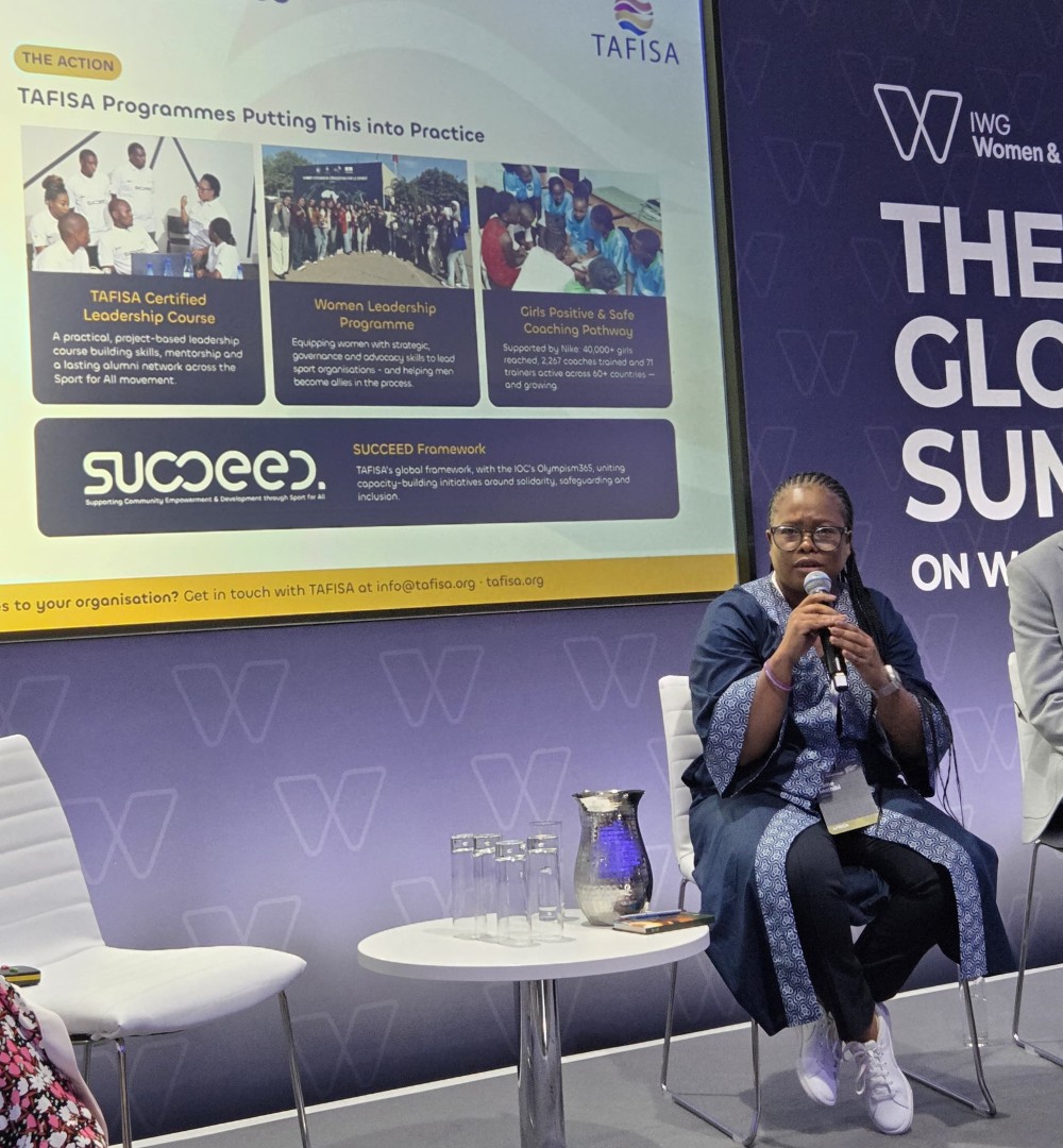 TAFISA contributes to IWG Women & Sport Global Summit