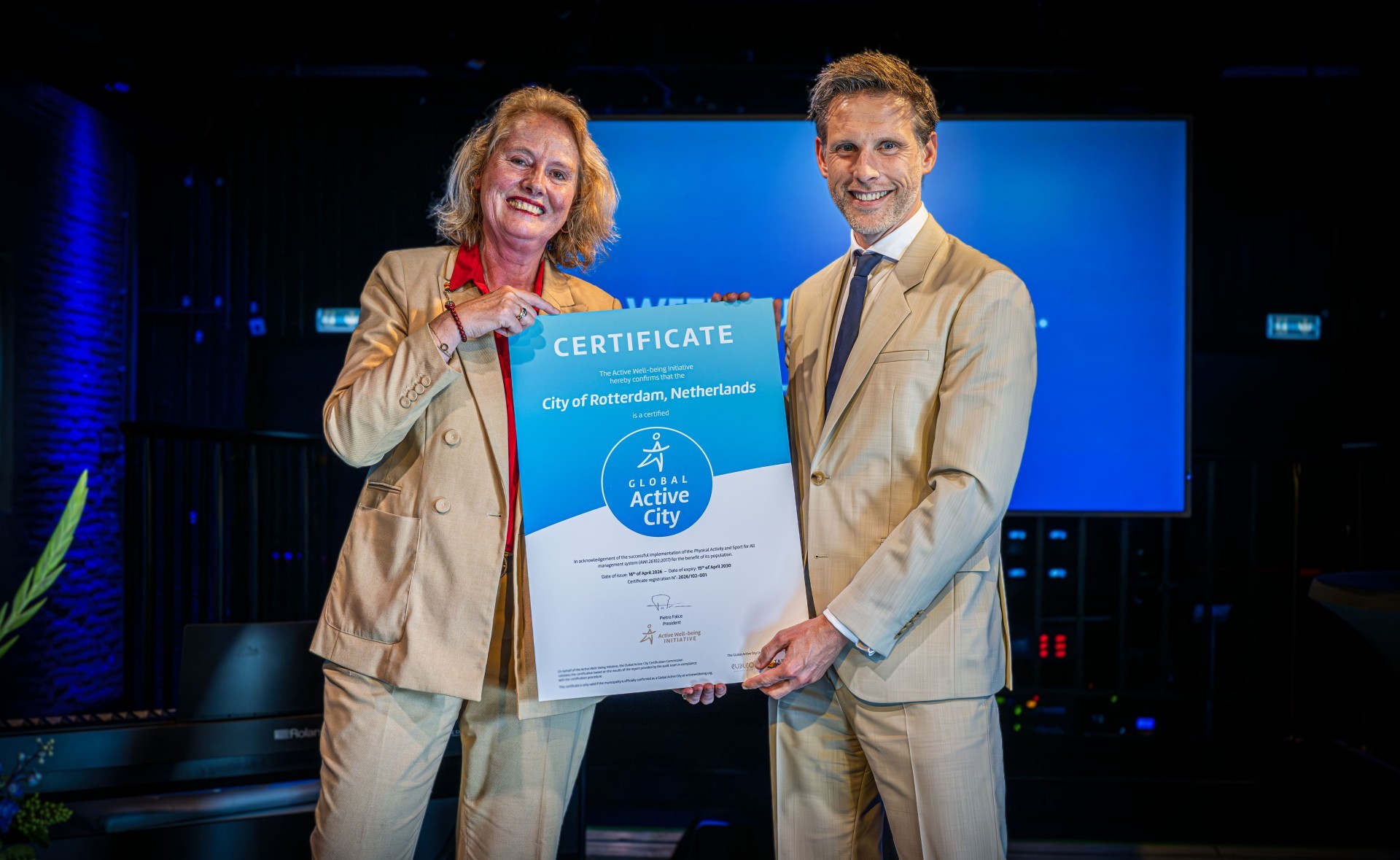 Rotterdam Becomes the First Global Active City in the Netherlands
