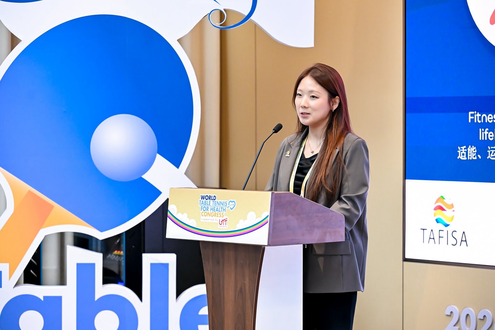 TAFISA Highlights Local Impact at World Table Tennis for Health Congress
